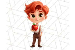 Boy Teacher Clipart PNG, Cute Male Teacher Illustration Product Image 2
