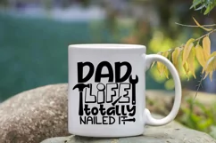 Dad Life Totally Nailed It Svg, Father's Day Svg. Product Image 7