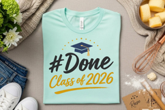 Class Of 2026 PNG: Graduation Celebration Senior Party png Product Image 3