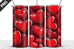 Valentines Love Skinny Tumbler PNG Wrap| Valentines Tumbler Product Image 3