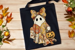 Retro Groovy Ghost Png, Halloween Ghost Png, Boho Ghost Png. Product Image 6