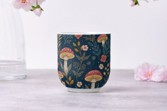 Maximalist Mushroom Tapestry Luxury Paper, Seamless Pattern Product Image 6