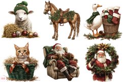 Forest Green Christmas Clipart Product Image 2
