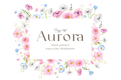 Watercolor flowers - Aurora Product Image 6