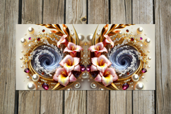 3D flowers &amp; pearls | 4 Sublimation Mug designs PL2 Product Image 2