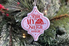 Naughty Christmas Arabesque Ornament SVG Bundle Product Image 5