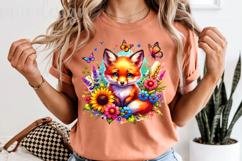Fox Png, Woodland Animal Sublimation Design Product Image 5