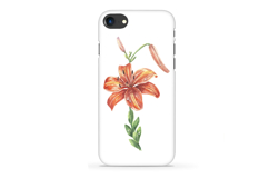 Lily Flower Watercolor Sublimation Print Lilium Illustration Product Image 6