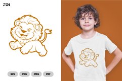 Lion SVG &amp; Clipart - Cartoon SVG Product Image 1
