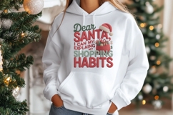 Dear Santa Shopping PNG Product Image 1