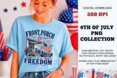 Front Porch &amp; Freedom PNG | Sublimation DTF Product Image 5