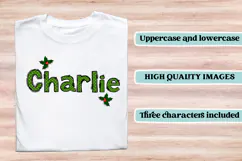 Christmas Alphabet png clipart, christmas letters doodle Product Image 6