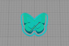 Double Layer Butterfly, Straw Topper STL File for 3D Print. Product Image 7