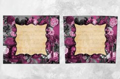 Halloween Flowers | Straight &amp; Tapered tumbler design bundle Product Image 6