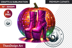 Halloween Character Boots - Spooky Gothic Clipart PNG Product Image 1