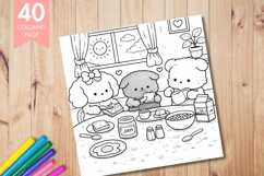 Comfy, Cozy, and Cute Coloring Pages, Product Image 9