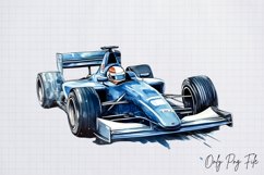 Racing Nursery Clipart PNG Product Image 1