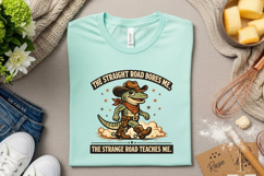 Strange Road Cowboy Lizard Quote Product Image 2