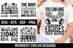 Workout SVG Design -Waiting On Rest Day Product Image 1
