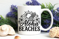 Aloha Beaches Svg, Summer Vibes Svg, Beach Vacation Svg. Product Image 7