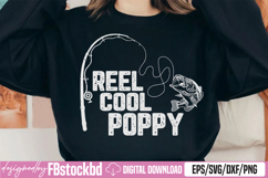 Reel Cool Poppy SVG Product Image 1