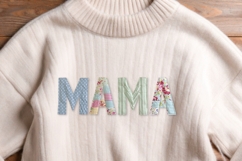 Vol.11 Patchwork Floral Mama - PNG Product Image 6