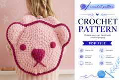 Bear Backpack Crochet Pattern PDF Product Image 3