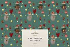 Christmas Patterns Santa Winter Print Digital Paper JPEG Product Image 6