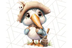 Cartoon Pirate Kids and Animals PNG Clipart for Fun Designs Product Image 2