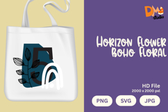 Horizon Flower Boho Floral Monogram Product Image 1