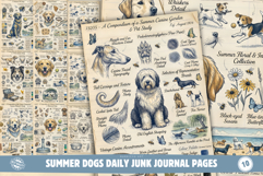 Summer Dogs Daily Junk Journal Pages Product Image 1
