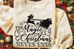 The Magic Of Christmas Never Ends Svg, . Product Image 7