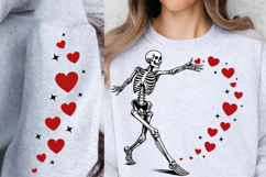 Valentines Day Skeleton PNG, Funny Valentine Day PNG, love Product Image 2