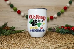Walking in a weenie wonderland SVG, Christmas Dog SVG Product Image 4