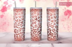 Valentine’s Leopard Tumbler Sublimation | Skinny 20 oz Product Image 6