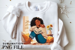 Autumn woman melanin png design for T-shirts Product Image 4