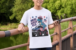 Red, White &amp; RAWR Patriotic Dino &amp; Monster Truck PNG Pack Product Image 6