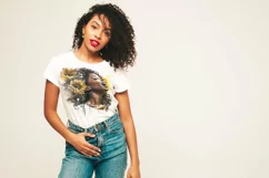 Black Girl With Sunflower | 4 Black Magic Girl Sublimation Product Image 3