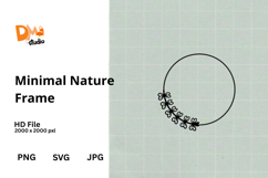 Minimal Nature Frame Product Image 1