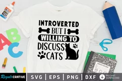 Introverted But I Willing SVG, Anti Social SVG Design Product Image 1