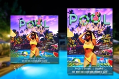 Pool Night Event Flyer, Summer Music Flyer, Summer Invite Product Image 6