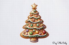 Christmas Gingerbread Clipart PNG Product Image 1