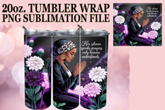 GIFT OF JOY 20oz TUMBLER WRAP, Praying Woman Product Image 1