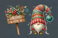 Christmas Gnome. Christmas clipart. PNG sublimatio Product Image 3