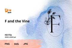 and the Vine Monogram Product Image 1