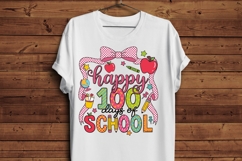 Happy 100 Days of School PNG, 100th Day of School Shirt Product Image 4