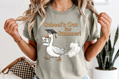 School's Out For Summer PNG, Funny Goose Graduation Design Product Image 5
