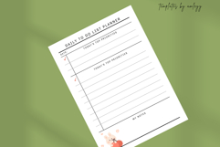 Minimal Daily To-Do List Planner Template | Canva Editable Product Image 5