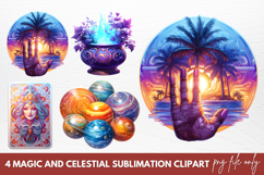 Magic And Celestial Sublimation Clipart Product Image 1