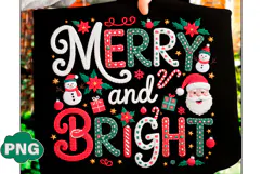 Merry and Bright Png Yarn Christmas Png Product Image 1